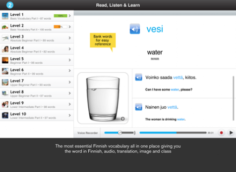 Screenshot 3 - WordPower Lite for iPad - Finnish   